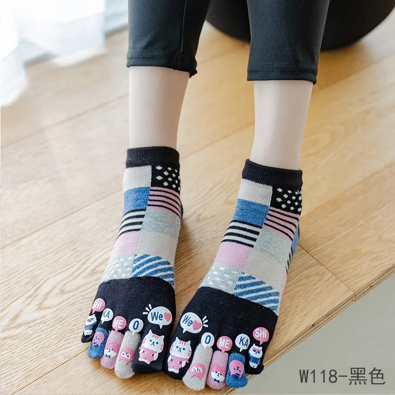 Sock Leisure Athletic Sports Crew Dress Toe Cartoon Printed five-finger color-blocked Spring Summer Breathable Floor 2W11
Sock Leisure Athletic Sports Crew Dress Toe Cartoon Printed five-finger color-blocked Spring Summer Breathable Floor 2W11