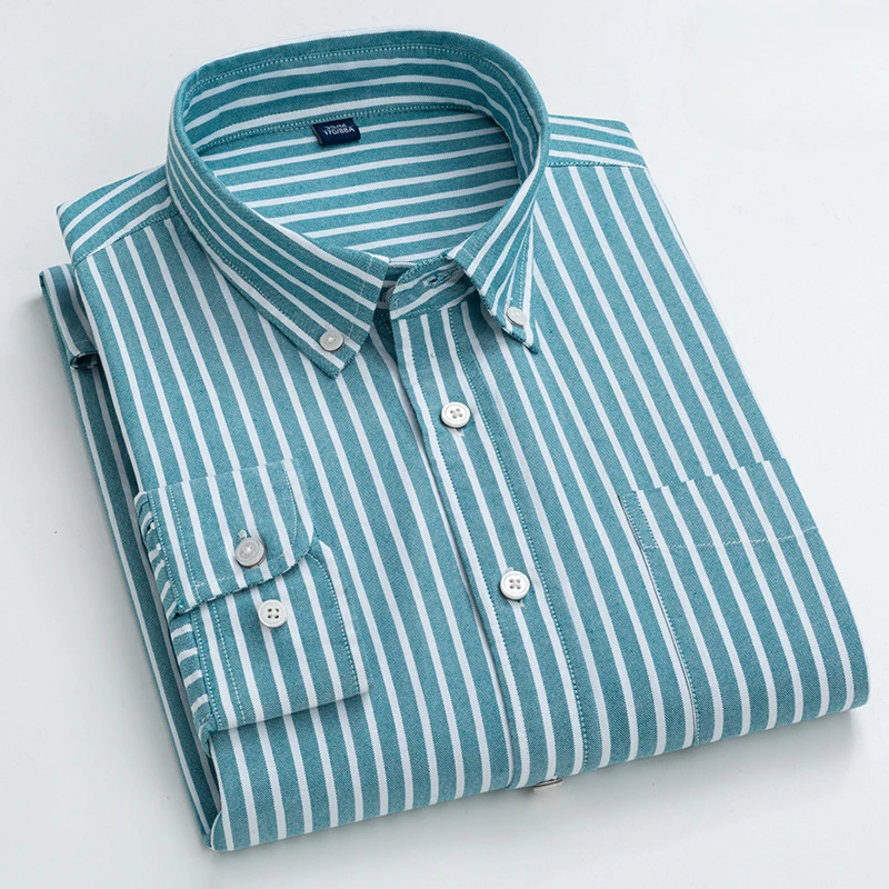 Men's long sleeved striped shirt, new spring and autumn fashion men's casual shirt, work clothes
Men's long sleeved striped shirt, new spring and autumn fashion men's casual shirt, work clothes
