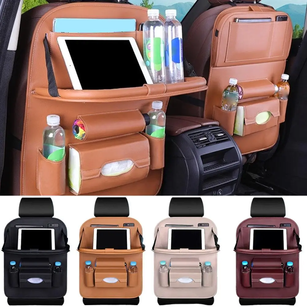 Car With Foldable Table Tray PU Leather Storage Organizer Pockets Kick Interior With Accessories Seat Mats I3H9
Car With Foldable Table Tray PU Leather Storage Organizer Pockets Kick Interior With Accessories Seat Mats I3H9