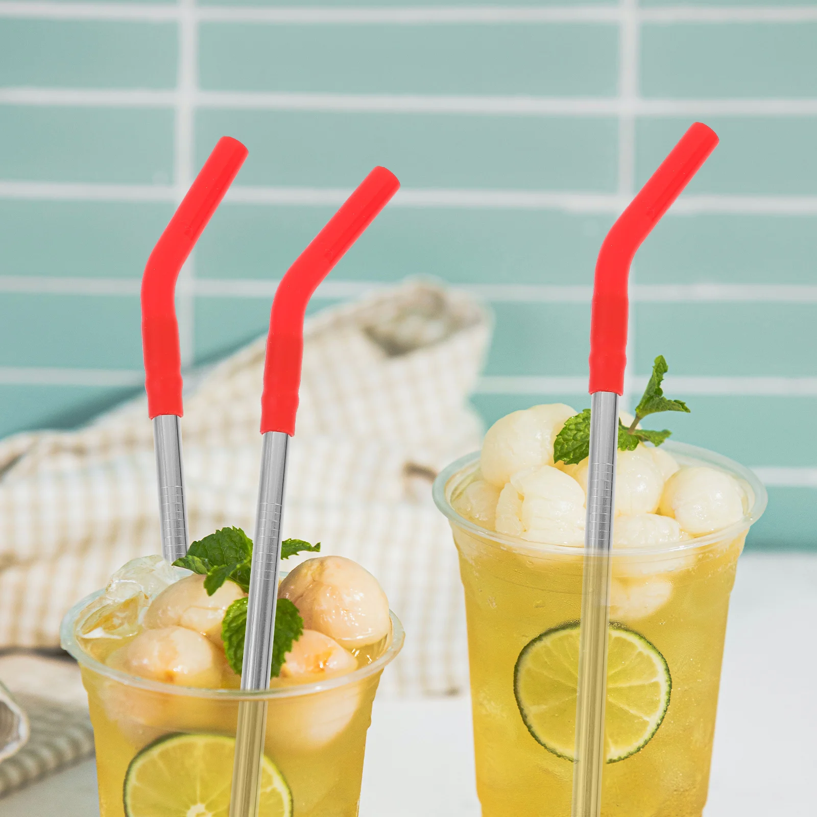 10 Pcs Multipurpose Stainless Steel Straw Straws Foldable Telescopic Silica Gel Reusable Drinking
10 Pcs Multipurpose Stainless Steel Straw Straws Foldable Telescopic Silica Gel Reusable Drinking