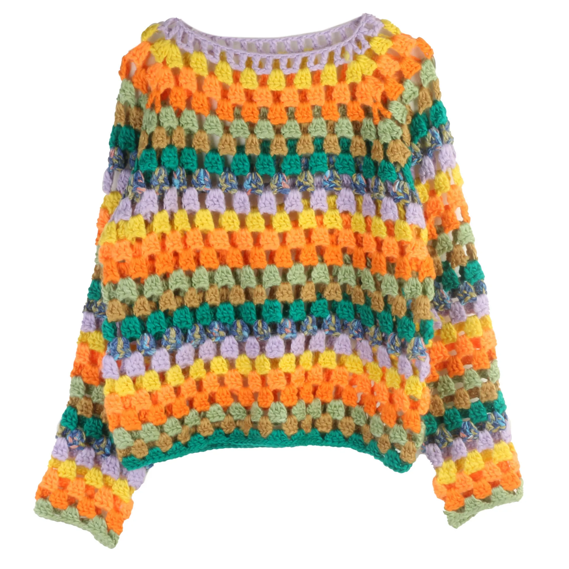 Свободный крой, радужный, вязаный вручную, длинный шерстяной свитер-худи, женская мода, осень-зима, европейский стиль, повседневный трикотаж
Свободный крой, радужный, вязаный вручную, длинный шерстяной свитер-худи, женская мода, осень-зима, европейский стиль, повседневный трикотаж