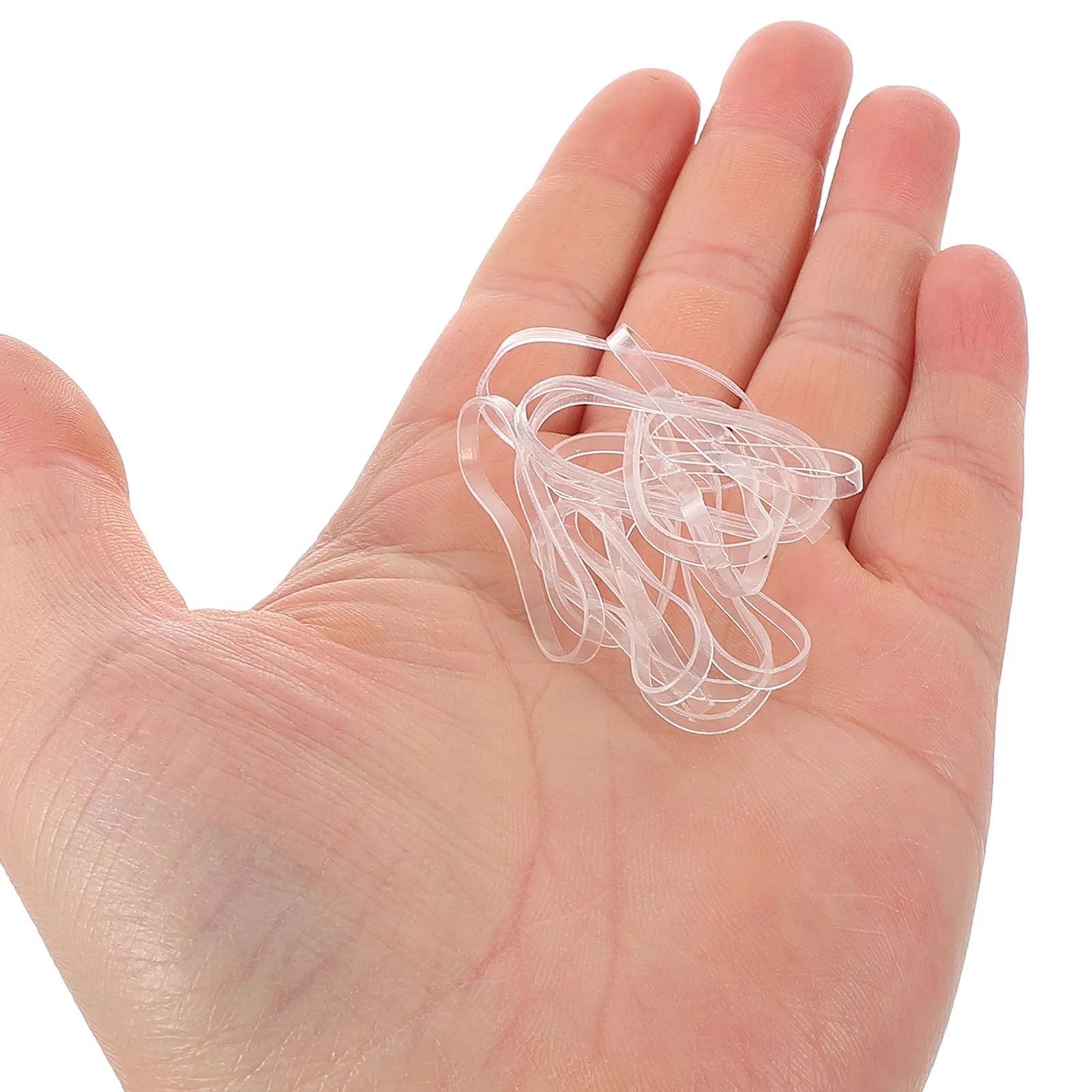 900Pcs Clear Elastic Hairbands High Elasticity Strong Plastic Bands Comfortable Lightweight Hair Ties for Women Everyday
900Pcs Clear Elastic Hairbands High Elasticity Strong Plastic Bands Comfortable Lightweight Hair Ties for Women Everyday