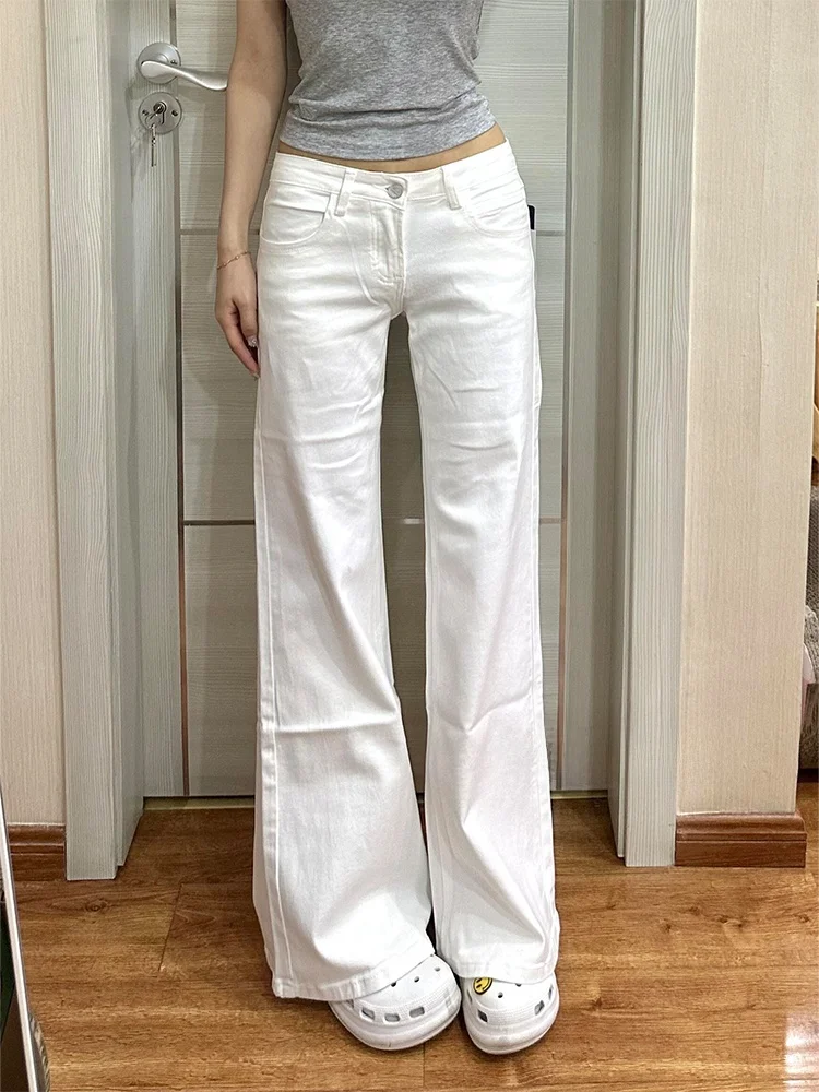 Low Waist Wide Leg Denim Jeans Women's Classic Slimming White Washed American Style Summer Floor Length Pants Ladies Jeans
Low Waist Wide Leg Denim Jeans Women's Classic Slimming White Washed American Style Summer Floor Length Pants Ladies Jeans