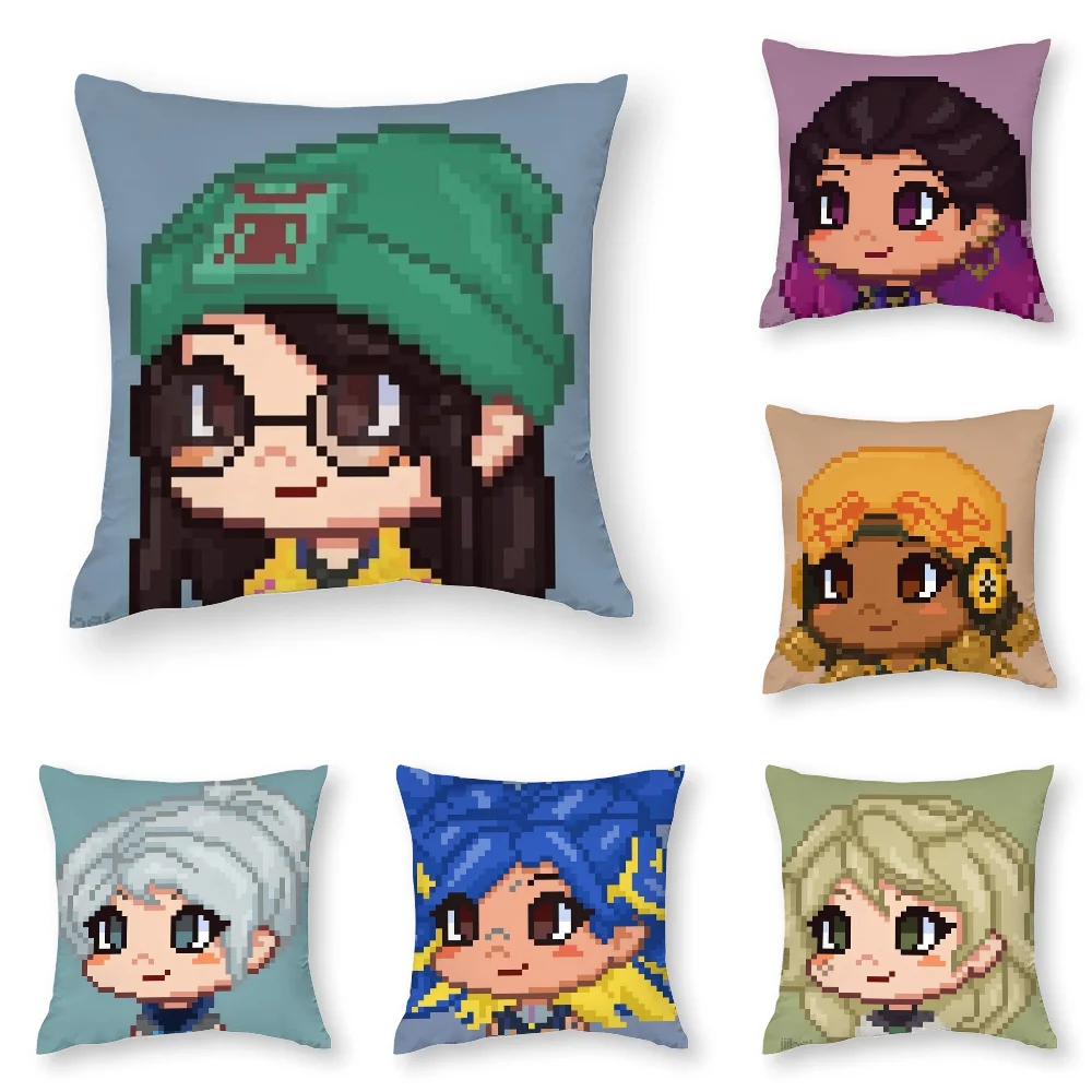 V-VALORANT P-Pixel Characters Pillow Case 3D Print Polyester Fiber 40*40 cm Home Sofa Throw Pillow Cover Decoration Gift
V-VALORANT P-Pixel Characters Pillow Case 3D Print Polyester Fiber 40*40 cm Home Sofa Throw Pillow Cover Decoration Gift