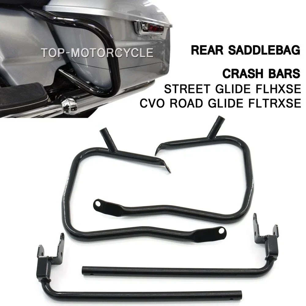 New Motorcycle For Harley Touring CVO Road Glide FLTRXSE Street Glide 2023 2024 FLHXSERear Saddlebag Guard Bracket Bar Crash bar
New Motorcycle For Harley Touring CVO Road Glide FLTRXSE Street Glide 2023 2024 FLHXSERear Saddlebag Guard Bracket Bar Crash bar