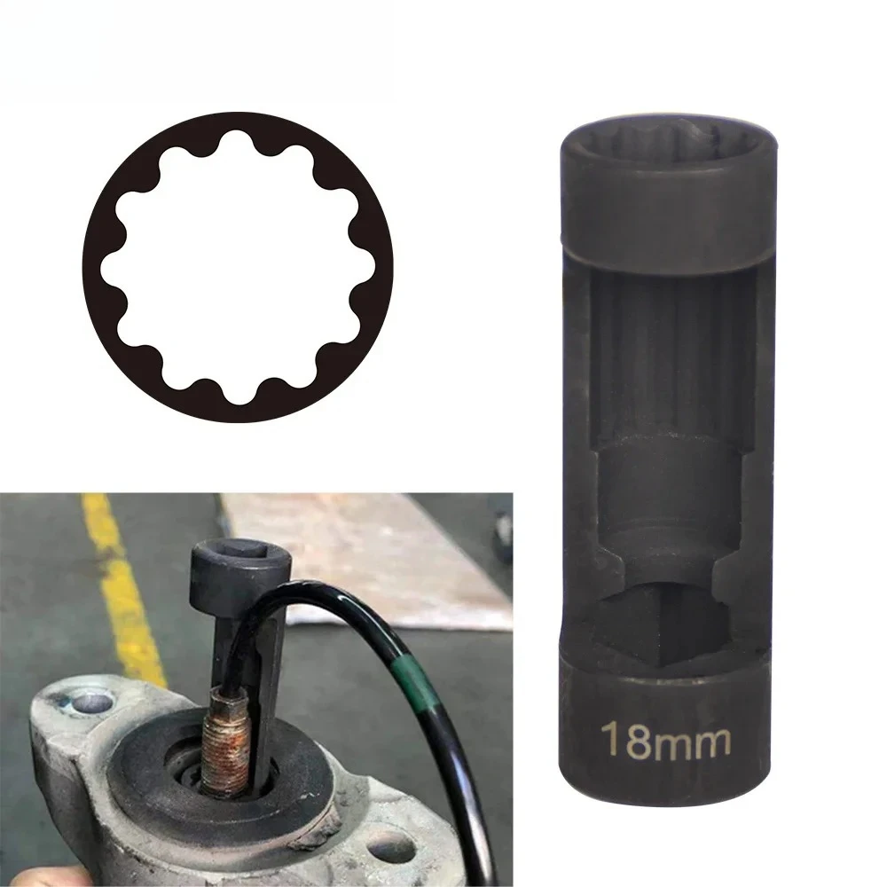 1PC Strut Nut Socket Front Suspension Strut Socket Tool for Porsche-Compatible 1/2in DR.x 18MM, 12PT (19MM/21MM/22MM/24MM)
1PC Strut Nut Socket Front Suspension Strut Socket Tool for Porsche-Compatible 1/2in DR.x 18MM, 12PT (19MM/21MM/22MM/24MM)