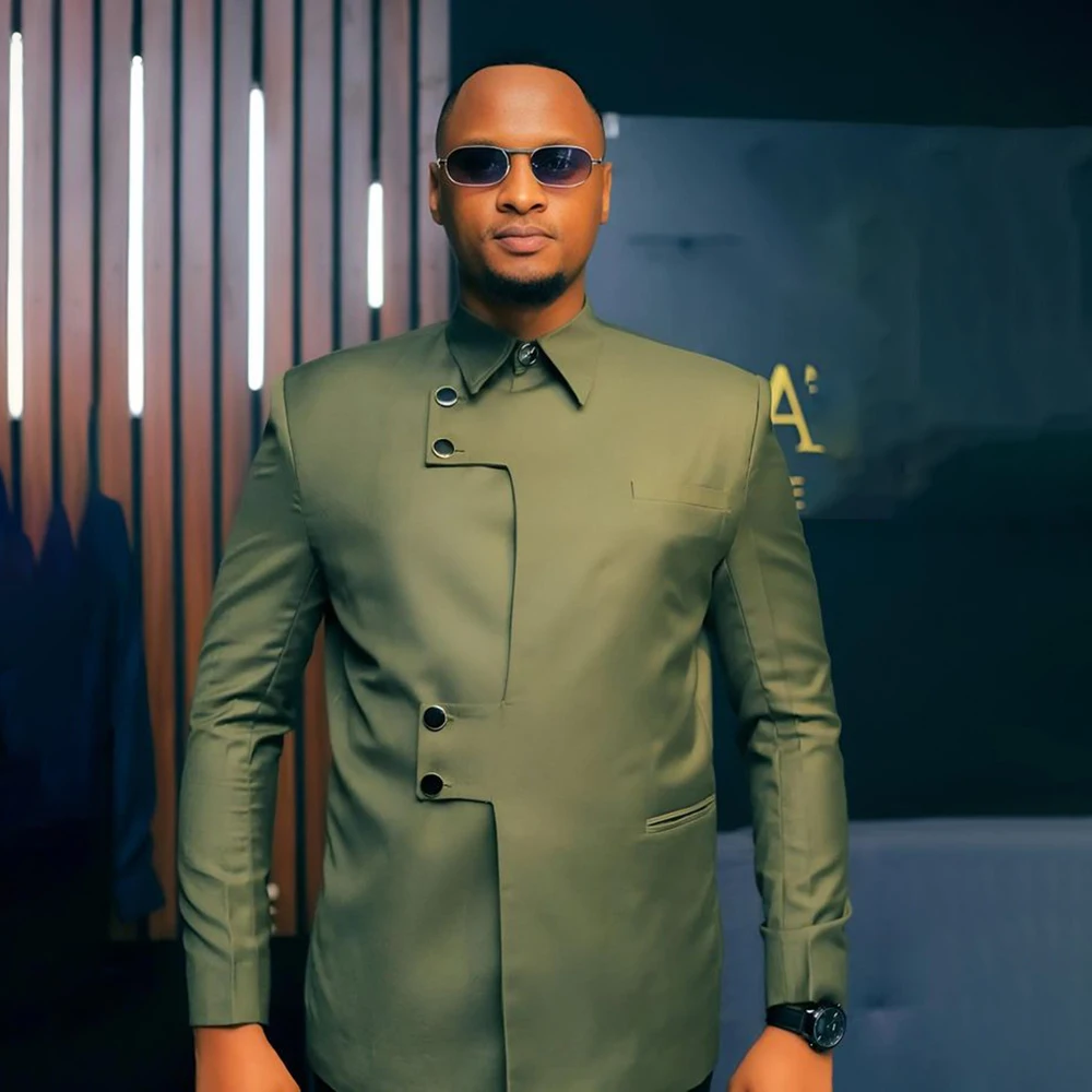 Solid Color Men's Suits 2026 Formal Single Breasted Stand Lapel Slim Fit Blazer High Quality 2 Piece Jacket Pants Full Sets 2026
Solid Color Men's Suits 2026 Formal Single Breasted Stand Lapel Slim Fit Blazer High Quality 2 Piece Jacket Pants Full Sets 2026