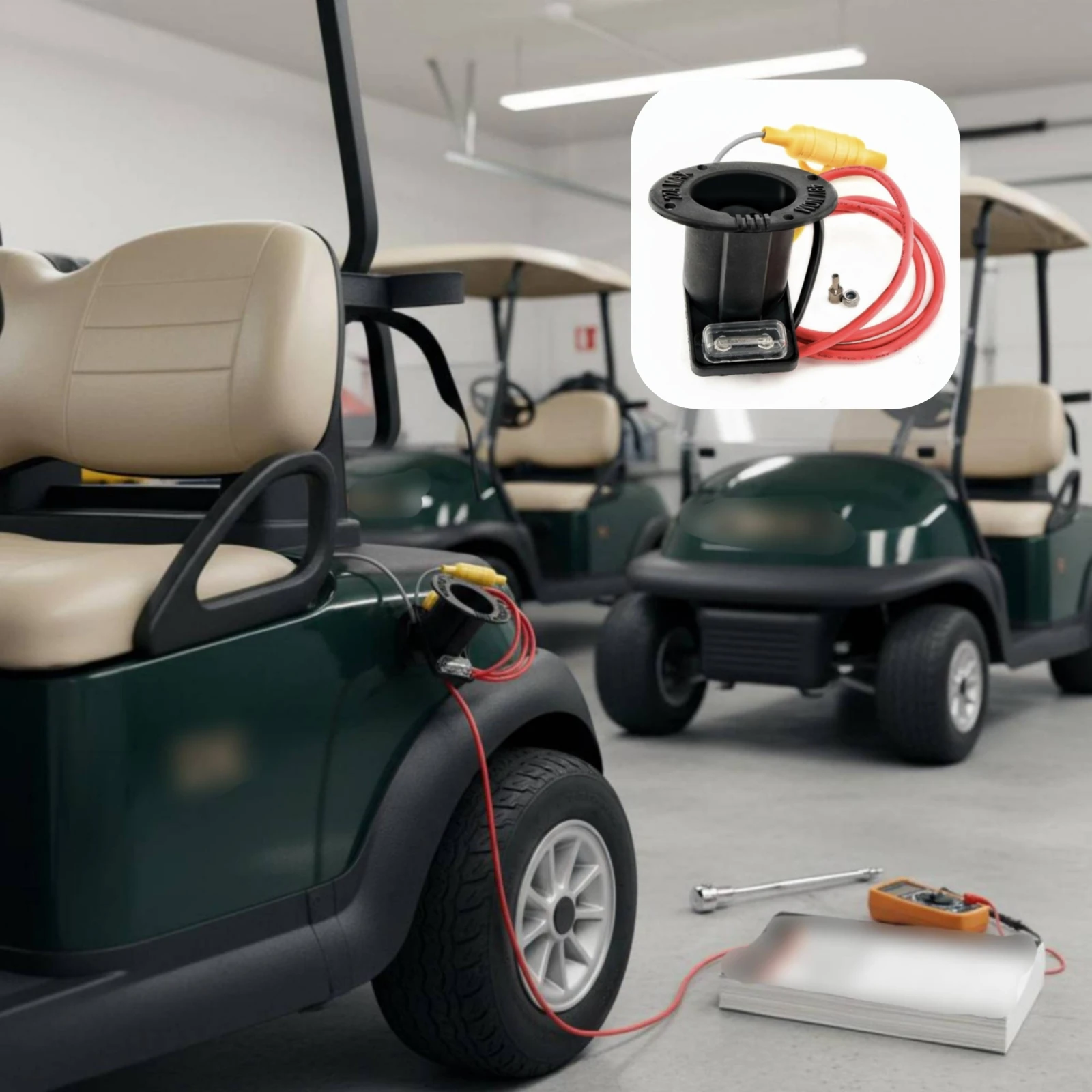 Golf Golf Vehicle Charging Receptacle with Wire OEM Fit 48V Charger Socket Fuse Kit Golf Golf Vehicle Charger Receptacle
Golf Golf Vehicle Charging Receptacle with Wire OEM Fit 48V Charger Socket Fuse Kit Golf Golf Vehicle Charger Receptacle