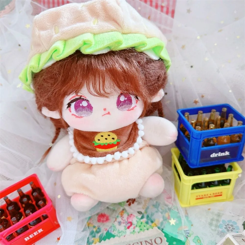 Burger Hamburger Cotton Doll‘s Clothes Plush Stuffed Soft Idol Plush Doll Clothes Cartoon Korea Kpop 20CM Doll Plush Bib
Burger Hamburger Cotton Doll‘s Clothes Plush Stuffed Soft Idol Plush Doll Clothes Cartoon Korea Kpop 20CM Doll Plush Bib