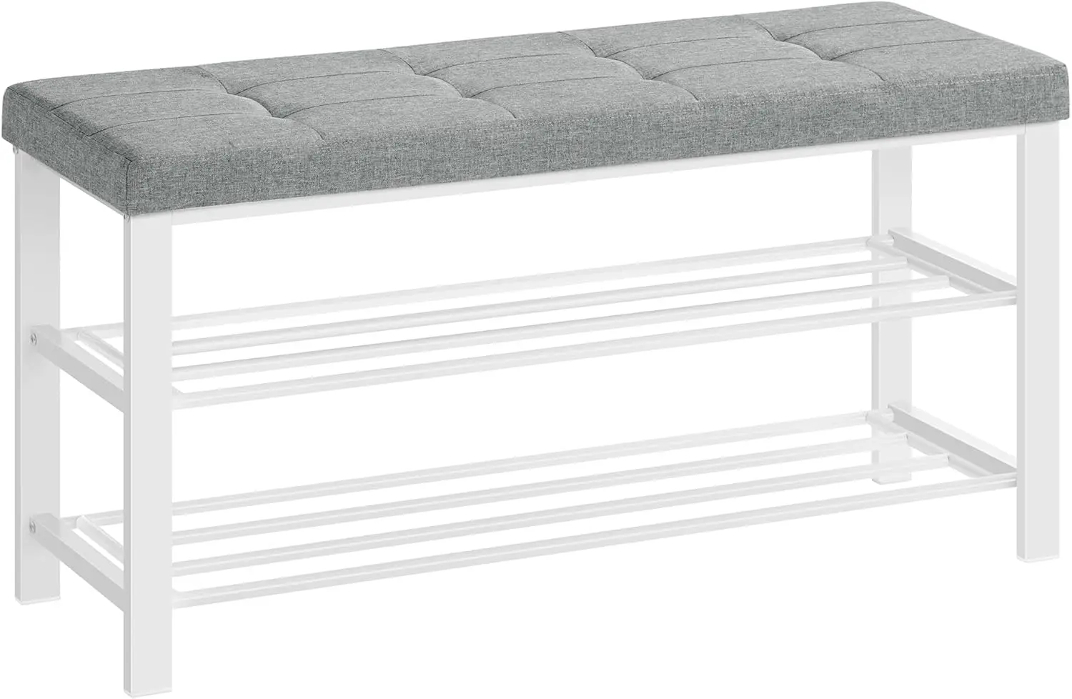 Shoe Bench with Cushion, 2-Tier Storage, Entryway Seating, Space-Saving, Modern Design for Living Room, Bedroom, Hallway
Shoe Bench with Cushion, 2-Tier Storage, Entryway Seating, Space-Saving, Modern Design for Living Room, Bedroom, Hallway