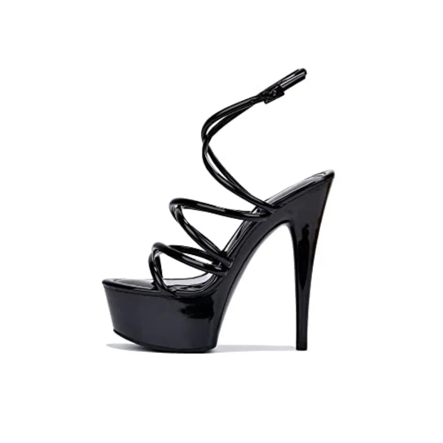 Women's Platform Stiletto Heels - Strappy Open Round Toe Heeled Sandals Ankle Strap Dressy High Heels Lili
Women's Platform Stiletto Heels - Strappy Open Round Toe Heeled Sandals Ankle Strap Dressy High Heels Lili