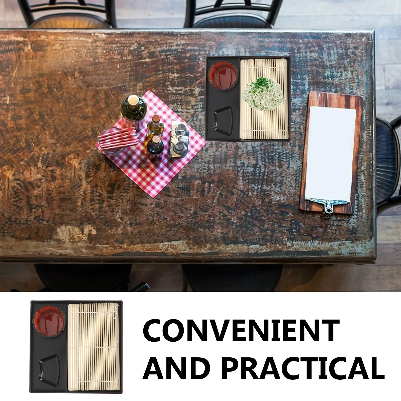 Набор из 1 тарелки для холодной лапши в японском стиле: квадратная тарелка для соба/удон, легкая, прочная, многоразовая, легко моется, для ресторанов
Набор из 1 тарелки для холодной лапши в японском стиле: квадратная тарелка для соба/удон, легкая, прочная, многоразовая, легко моется, для ресторанов