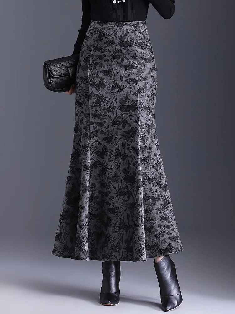 SUCH AS SU Autumn Winter Woolen Women'S Grey Coffee Skirts High Waist Ladies Mermaid S-3XL Ankle-Long Sexy Ruffles Skirt Female
SUCH AS SU Autumn Winter Woolen Women'S Grey Coffee Skirts High Waist Ladies Mermaid S-3XL Ankle-Long Sexy Ruffles Skirt Female