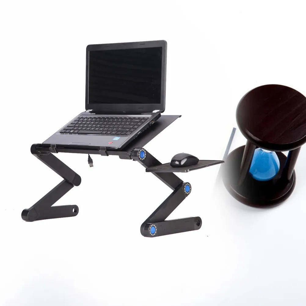 Laptop Stand Adjustable Folding Metal Desk Black Cooling Vent Holes Portable for Laptop Tablet Book Tray Projector Sound Device
Laptop Stand Adjustable Folding Metal Desk Black Cooling Vent Holes Portable for Laptop Tablet Book Tray Projector Sound Device