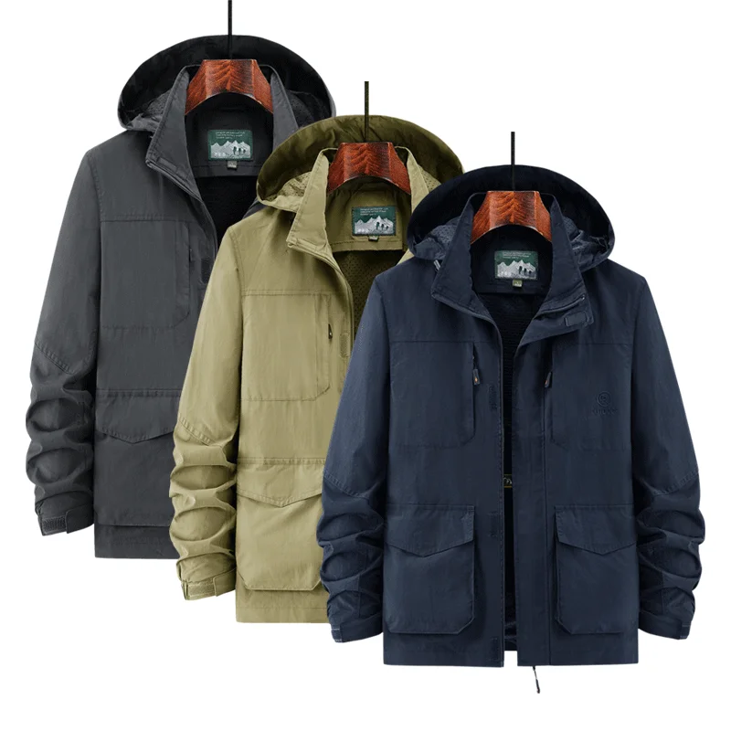 Spring Men Windbreaker Hooded Jackets Clothing Outdoor Men's Bomber Jackets Fashion Men Streetwear Pilot Zipper Coats Ourwear
Spring Men Windbreaker Hooded Jackets Clothing Outdoor Men's Bomber Jackets Fashion Men Streetwear Pilot Zipper Coats Ourwear
