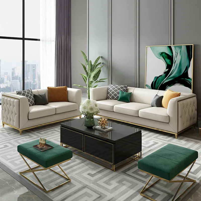 Italian Modern Design Leather Combination Sofa Home Villa Living Room Wooden Italian Luxury Sofa Set Furniture
Italian Modern Design Leather Combination Sofa Home Villa Living Room Wooden Italian Luxury Sofa Set Furniture