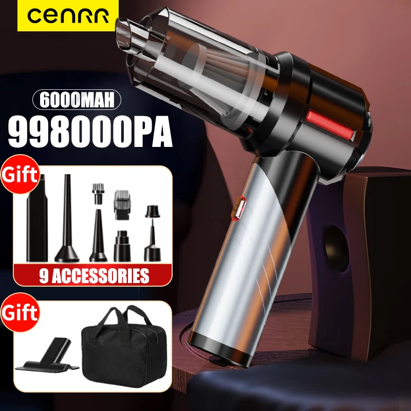 CENRR 998000 PA Мощный мини-автомобильный пылесос Беспроводной портативный пылесос для бытовой техники Ручной воздуходувка Автомобильный пылесос
CENRR 998000 PA Мощный мини-автомобильный пылесос Беспроводной портативный пылесос для бытовой техники Ручной воздуходувка Автомобильный пылесос