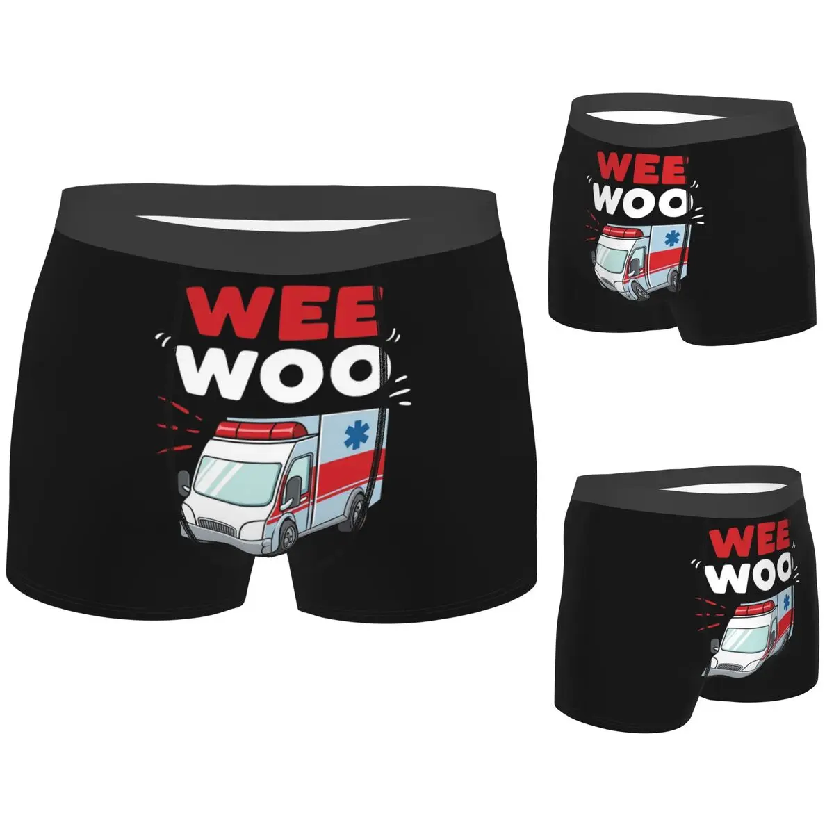 Трусы-боксеры, шорты Wee Woo, скорая помощь, фельдшер, экстренная медицина, подарочные трусики, мужское вентилируемое нижнее белье для Homme, мужской подарок
Трусы-боксеры, шорты Wee Woo, скорая помощь, фельдшер, экстренная медицина, подарочные трусики, мужское вентилируемое нижнее белье для Homme, мужской подарок