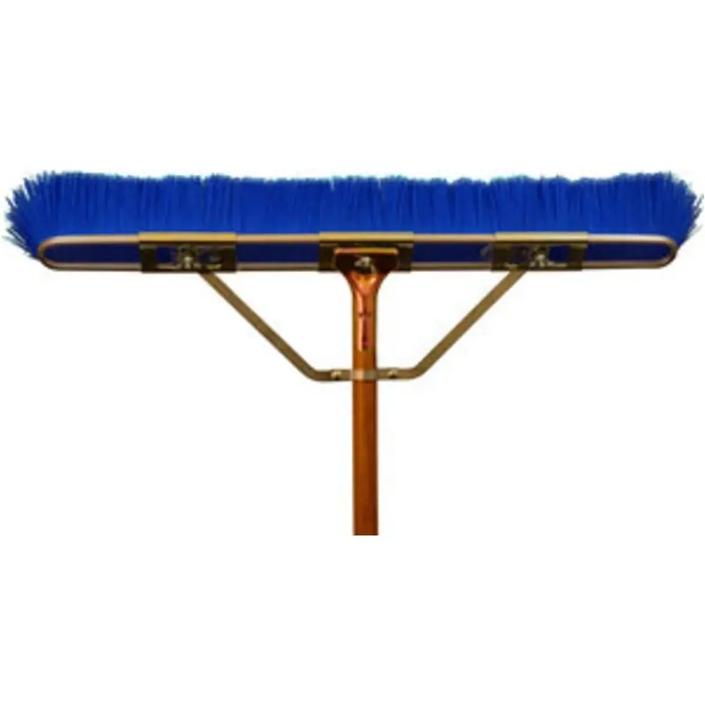 35" loor Brush w/Brace & Handle, Blue
35" loor Brush w/Brace & Handle, Blue