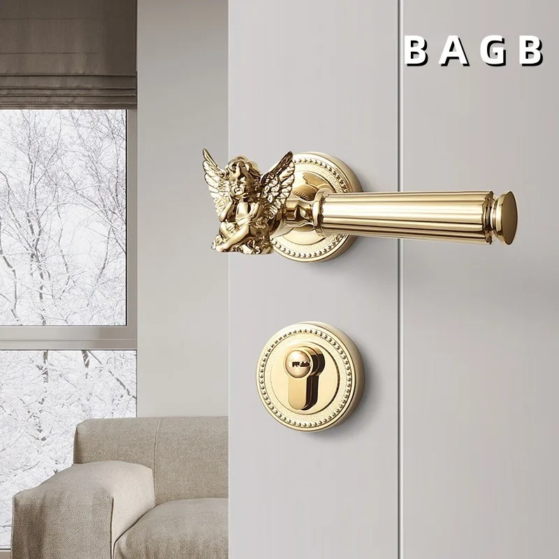 Bedroom Golden Angel Door Lock Room Door Lock 7255 Magnetic Silent Room Door Lock
Bedroom Golden Angel Door Lock Room Door Lock 7255 Magnetic Silent Room Door Lock