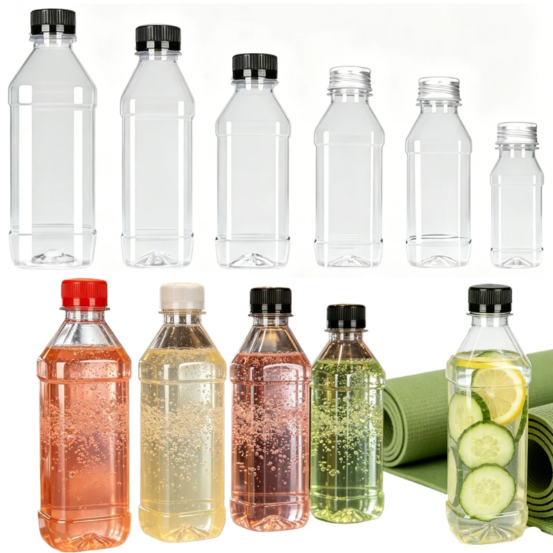 20Pcs 100-500ml Empty Clear Plastic Water Bottle Portable DIY Juicing Smoothie Bottles Travel Drink Containers W/ Folding Funnel
20Pcs 100-500ml Empty Clear Plastic Water Bottle Portable DIY Juicing Smoothie Bottles Travel Drink Containers W/ Folding Funnel