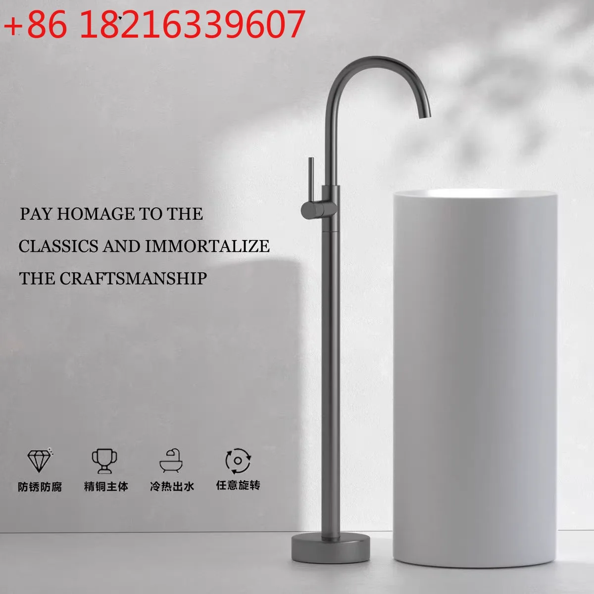 YAOFloor Standing Basin Mixer Tap Hot Cold Water Mixer Valve for Bathroom Sink Hotel Home Use
YAOFloor Standing Basin Mixer Tap Hot Cold Water Mixer Valve for Bathroom Sink Hotel Home Use