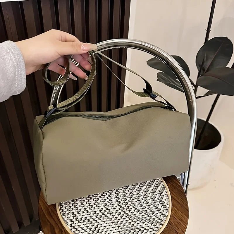 Large capacity crossbody bag for women and men, with adjustable shoulder strap - lightweight and durable nylon handbag, multiple pocket design & secure zipper closure, gold hardware, modern minimalist style
Large capacity crossbody bag for women and men, with adjustable shoulder strap - lightweight and durable nylon handbag, multiple pocket design & secure zipper closure, gold hardware, modern minimalist style