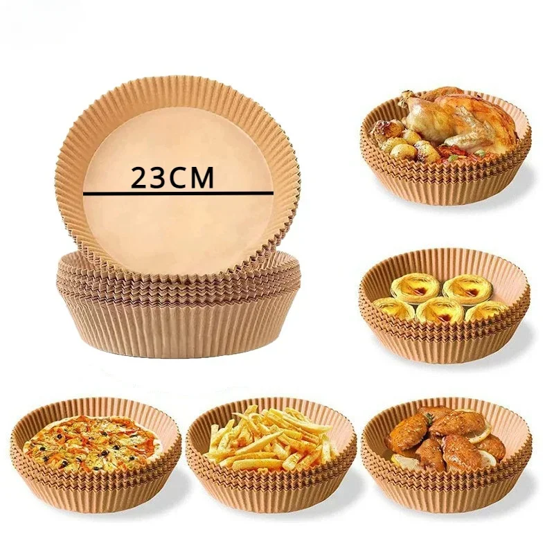 50/100Pcs Air Fryer Disposable Paper Non-Stick Airfryer Baking Papers Round Air-Fryer Paper Liners Paper Kitchen Accessories
50/100Pcs Air Fryer Disposable Paper Non-Stick Airfryer Baking Papers Round Air-Fryer Paper Liners Paper Kitchen Accessories