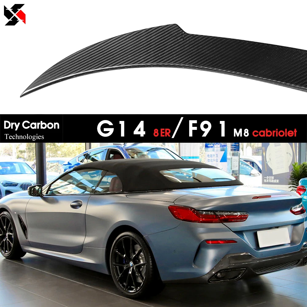 Dry Carbon Workmanship 3*3 Real Carbon Fiber Rear Trunk Spoiler Car Wings For BMW 8 Series G14 & F91 M8 Cabriolet 2018 - 2023
Dry Carbon Workmanship 3*3 Real Carbon Fiber Rear Trunk Spoiler Car Wings For BMW 8 Series G14 & F91 M8 Cabriolet 2018 - 2023