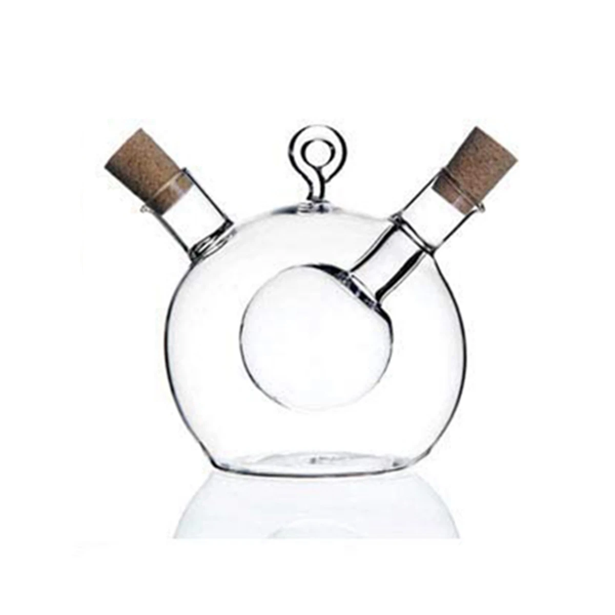 Olive Oil and Vinegar Dispenser 2 in 1 Kitchen Glass Bottle Oil and Vinegar Bottle with Cork Stopper
Olive Oil and Vinegar Dispenser 2 in 1 Kitchen Glass Bottle Oil and Vinegar Bottle with Cork Stopper