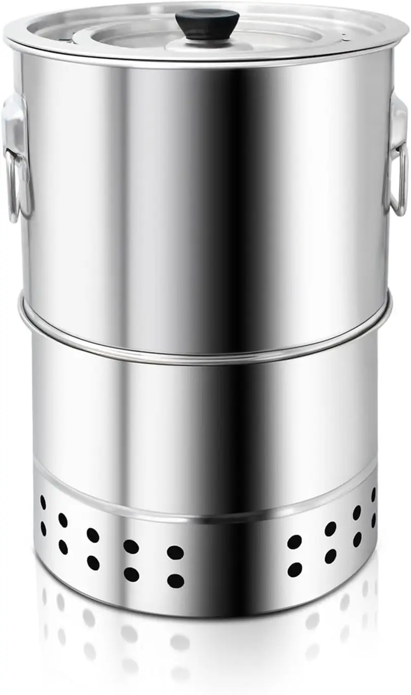 360° Smokeless Stainless Outdoor Charcoal Grill for Travel, Camping, Picnic, Patio and Backyard
360° Smokeless Stainless Outdoor Charcoal Grill for Travel, Camping, Picnic, Patio and Backyard