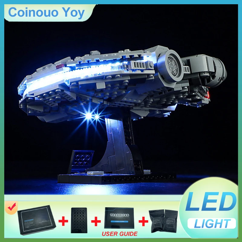 ЛЕГКА для LEGO 75375 Millennium Falcon Block DIY игрушка (модель без блоков, только светодиодный светильник), набор светильников, подарок для ребенка
ЛЕГКА для LEGO 75375 Millennium Falcon Block DIY игрушка (модель без блоков, только светодиодный светильник), набор светильников, подарок для ребенка