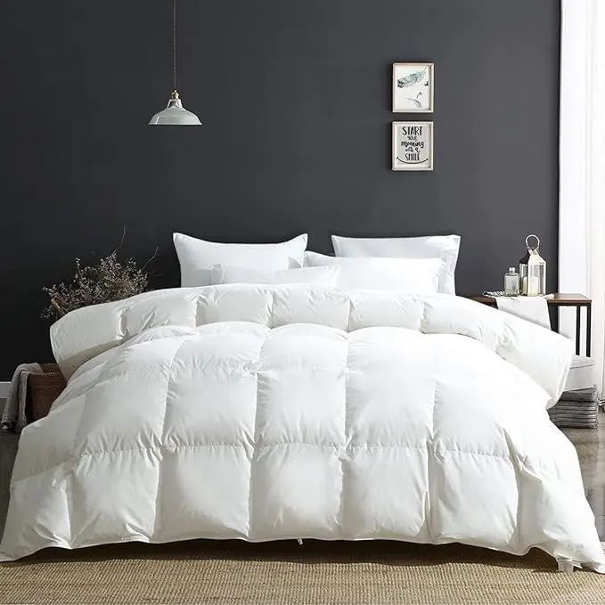 Oversized King Down Alternative Comforter, 120x98, All-Season Medium Warmth, Organic Cotton Cover
Oversized King Down Alternative Comforter, 120x98, All-Season Medium Warmth, Organic Cotton Cover