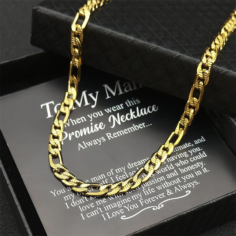 Fashion Link Chain Necklace for Women Men High Quality Stainless Steel Gold Color Link Cuban Chain Accessories Jewelry Gifts
Fashion Link Chain Necklace for Women Men High Quality Stainless Steel Gold Color Link Cuban Chain Accessories Jewelry Gifts