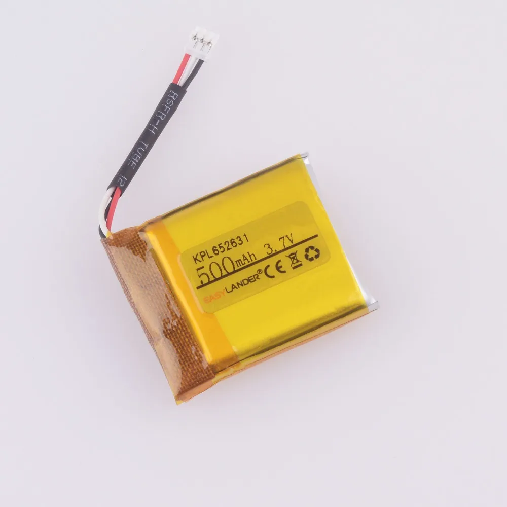 Сменный литий-полимерный аккумулятор Easylander 652631 3,7 в 500 мАч для умных часов gps KPL652631 Suunto Ambit 2 Ambit 3 Peak
Сменный литий-полимерный аккумулятор Easylander 652631 3,7 в 500 мАч для умных часов gps KPL652631 Suunto Ambit 2 Ambit 3 Peak