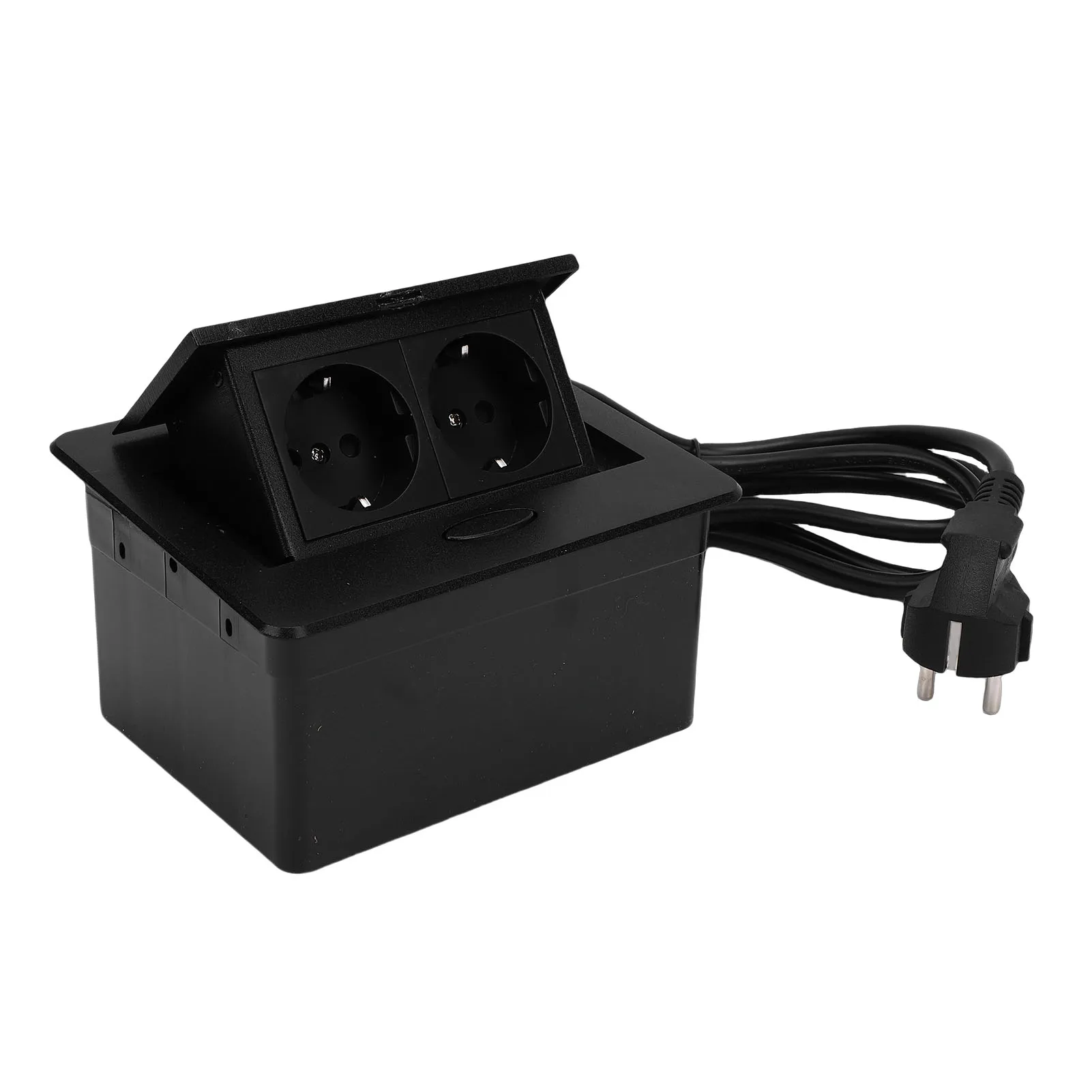 Встраиваемая электрическая розетка на 2 гнезда (2 контакта) для конференц-столов и жилых помещений, встраиваемый блок розеток
Встраиваемая электрическая розетка на 2 гнезда (2 контакта) для конференц-столов и жилых помещений, встраиваемый блок розеток