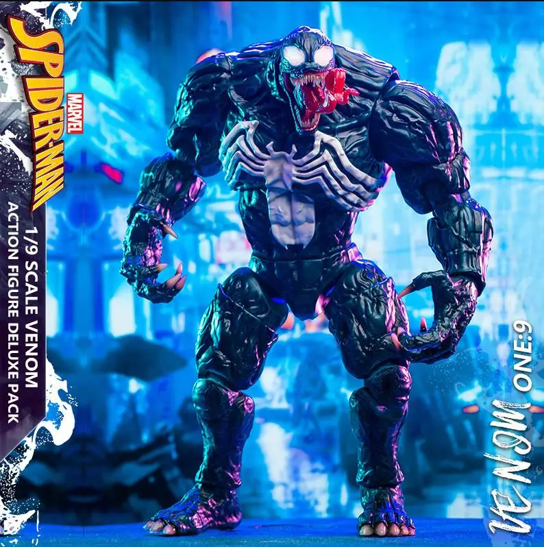 Genuine Venom Articulated 1/9 Action Figures Toys for Children Christmas Birthday Gift
Genuine Venom Articulated 1/9 Action Figures Toys for Children Christmas Birthday Gift