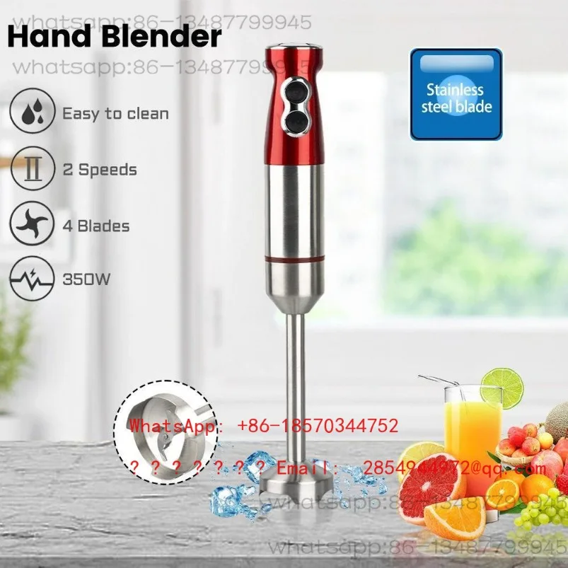 European Standard Electric Hand-held Mixer Complementary Food Cooking Stick 350W Stainless Steel 4-blade Multi-functional Mixing
European Standard Electric Hand-held Mixer Complementary Food Cooking Stick 350W Stainless Steel 4-blade Multi-functional Mixing