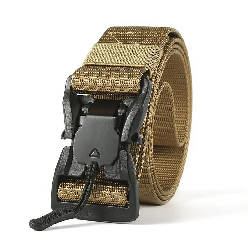 New Men Belt Outdoor Hunting Black Military Tactical Quick Release Magnetic Buckle Multi Function Canvas Nylon Waist Belts Strap
New Men Belt Outdoor Hunting Black Military Tactical Quick Release Magnetic Buckle Multi Function Canvas Nylon Waist Belts Strap