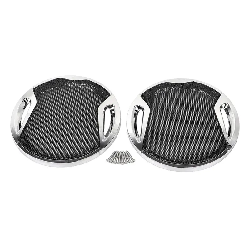 A33K-1Pair Rear Speaker Trim Grills Mesh Covers Chrome Frame+Black Mesh For Tri Electra Glide 14-2023 FLHTCU FLHTCUL
A33K-1Pair Rear Speaker Trim Grills Mesh Covers Chrome Frame+Black Mesh For Tri Electra Glide 14-2023 FLHTCU FLHTCUL