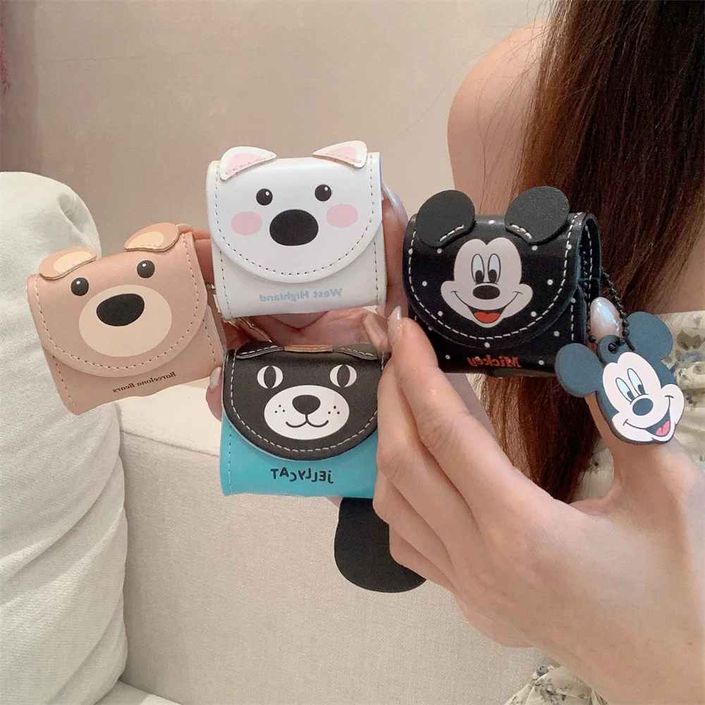 Fashion leather bear puppy Mickey headphone case cover for Airpods Pro 3 Pro 2 Airpods 4 3 2 cover with charm protective cover
Fashion leather bear puppy Mickey headphone case cover for Airpods Pro 3 Pro 2 Airpods 4 3 2 cover with charm protective cover