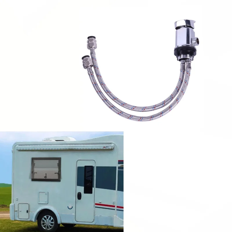 Caravan Chrome Shower Mixer With 12mm Push Fit For Tails Outlet 1/2" Motorhome Campervan Shower Mixer Tap Outlet RV Parts
Caravan Chrome Shower Mixer With 12mm Push Fit For Tails Outlet 1/2" Motorhome Campervan Shower Mixer Tap Outlet RV Parts