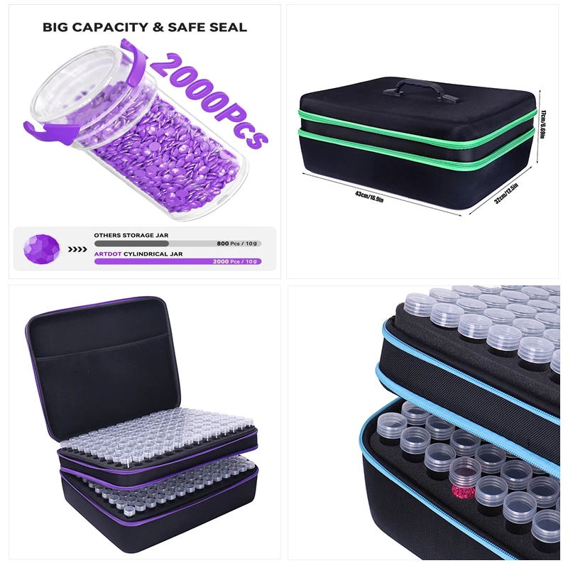 Diamond Painting Storage Containers, 420 Slots Diamond Painting Accessories and Tools, Diamond Painting Organizer, Diamond Art
Diamond Painting Storage Containers, 420 Slots Diamond Painting Accessories and Tools, Diamond Painting Organizer, Diamond Art