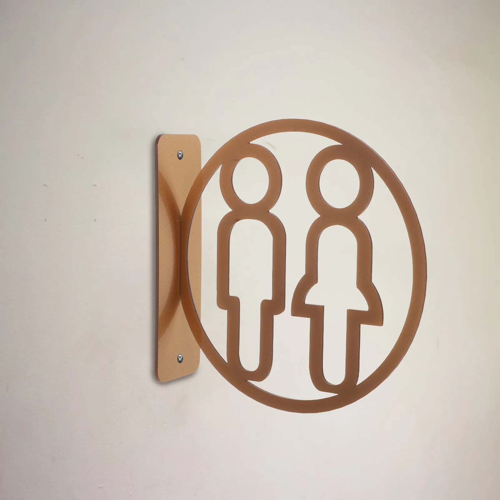Double-Sided Acrylic Washroom Sign Men and Women Toilet Wc Bathroom Door Sign Wall Mount Modern Minimalist for Home Office
Double-Sided Acrylic Washroom Sign Men and Women Toilet Wc Bathroom Door Sign Wall Mount Modern Minimalist for Home Office