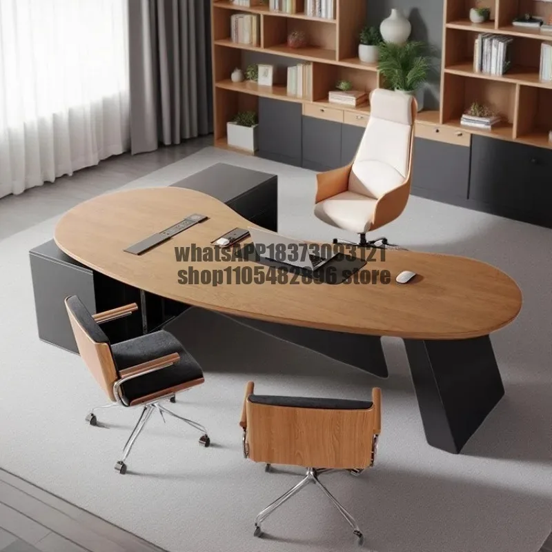 Wooden Study Office Desk Modern Computer Gaming Standing Long Executive Office Desk Luxury Escritorio Oficina Home Products
Wooden Study Office Desk Modern Computer Gaming Standing Long Executive Office Desk Luxury Escritorio Oficina Home Products