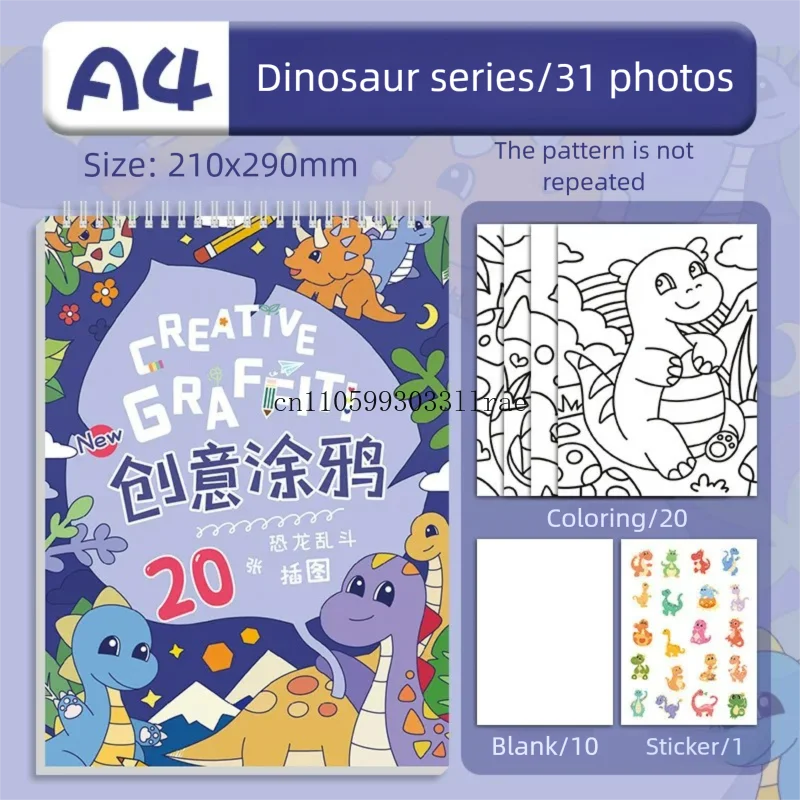 Kids Coloring Book Creative Drawing Quiet Book Montessori Toddlers Early Educational
Kids Coloring Book Creative Drawing Quiet Book Montessori Toddlers Early Educational