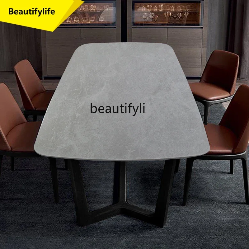 LL A57 Italian rectangular rock slab dining table simple modern small household solid wood marble dining table and chair combina
LL A57 Italian rectangular rock slab dining table simple modern small household solid wood marble dining table and chair combina