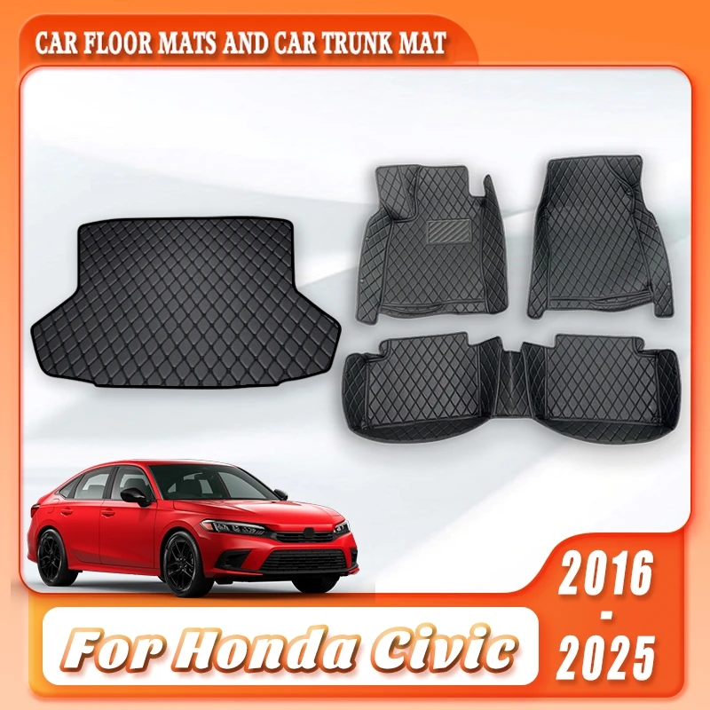 Всепогодные автомобильные коврики и коврик в багажник для Honda Civic 2016-2025: водонепроницаемые, с нескользящим дном, легко моющиеся, аксессуары для салона автомобиля
Всепогодные автомобильные коврики и коврик в багажник для Honda Civic 2016-2025: водонепроницаемые, с нескользящим дном, легко моющиеся, аксессуары для салона автомобиля