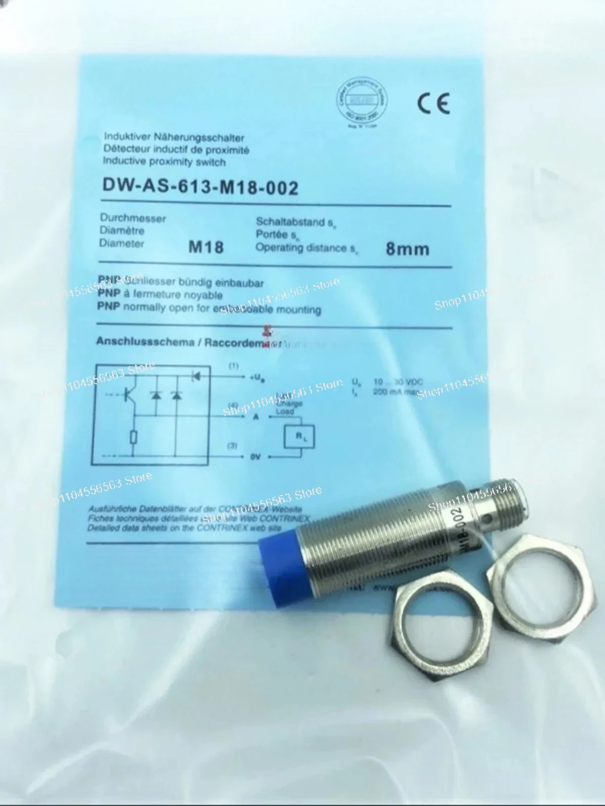 Бесконтактный переключатель DW-AS-513/502-M18-002/120, DW-AS-605-M12
Бесконтактный переключатель DW-AS-513/502-M18-002/120, DW-AS-605-M12