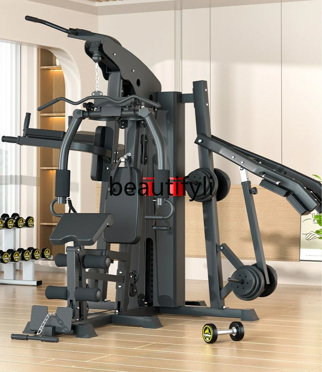Comprehensive training device with high pull-down sitting position, chest pushing leg kicking equipment fitness
Comprehensive training device with high pull-down sitting position, chest pushing leg kicking equipment fitness